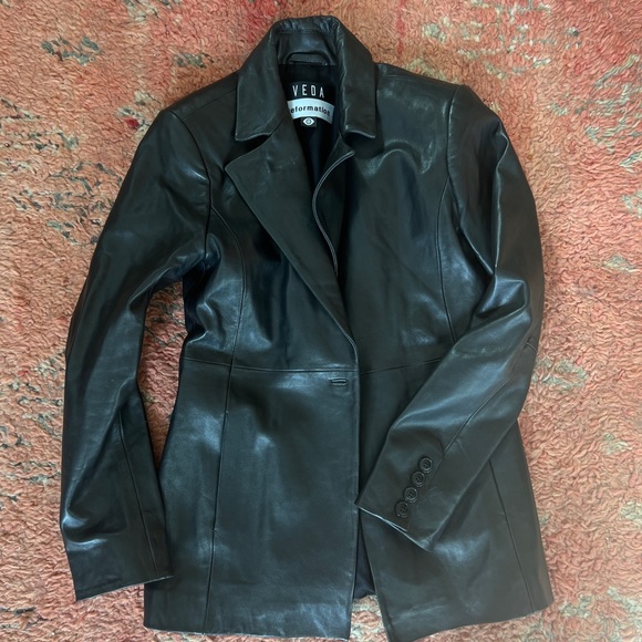 Reformation Jackets & Blazers - Reformation x  Veda Leather Blazer